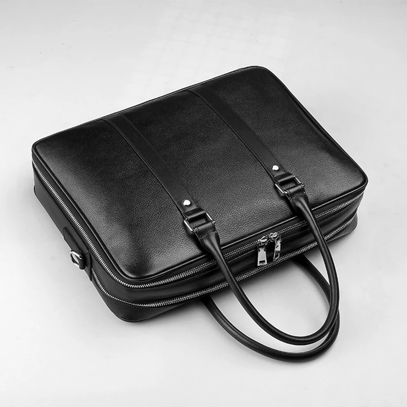 Cow Genuine Leather Business Briefcase
